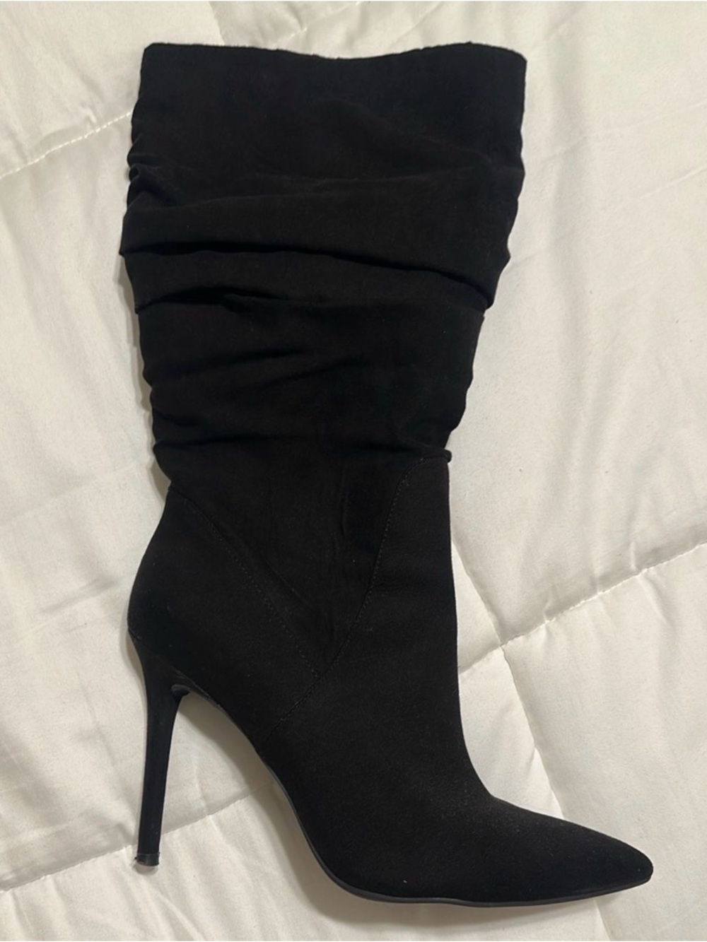 Jessica Simpson Black Slouch High-Heel Women's Boot size 8.5
